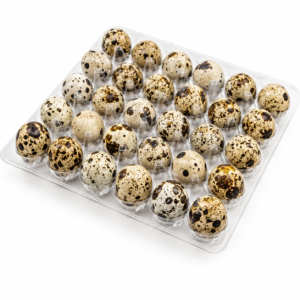 Œufs de caille en palette de 30